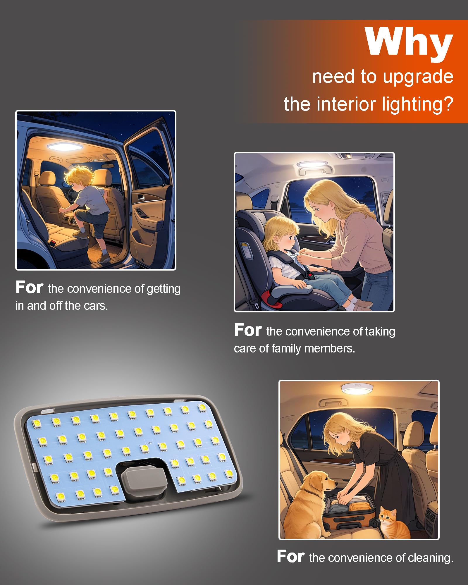 その他 LED Interior Light Amazon.com: ZEN HON The 48040 LED Dome Light Board,Cab Interior